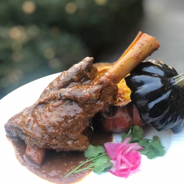 North African Lamb Shanks.