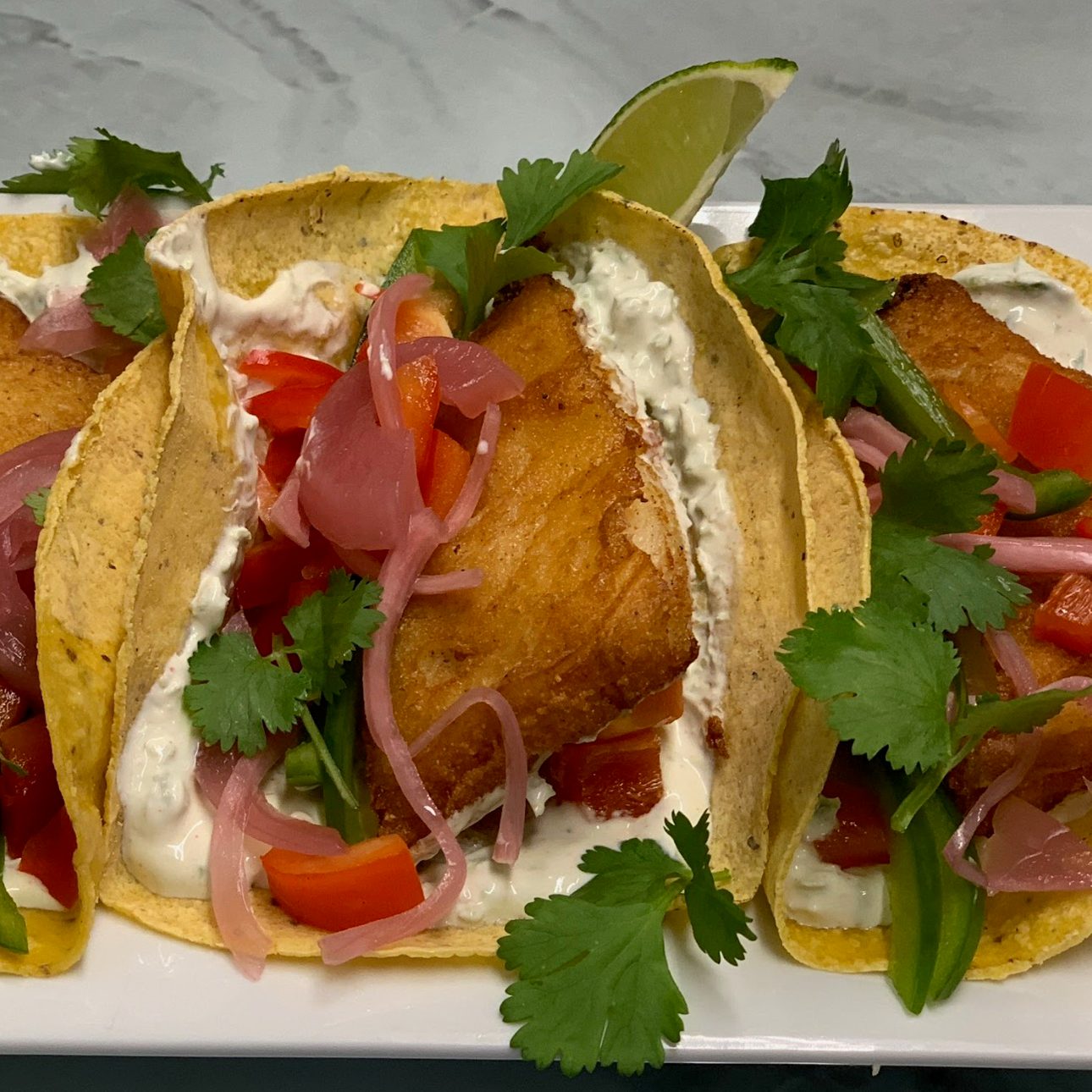 Fish Tacos.