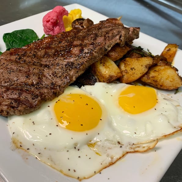 Steak and Eggs.