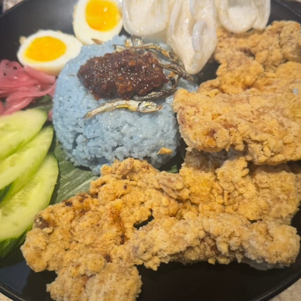 Tempeh Nasi Lemak.