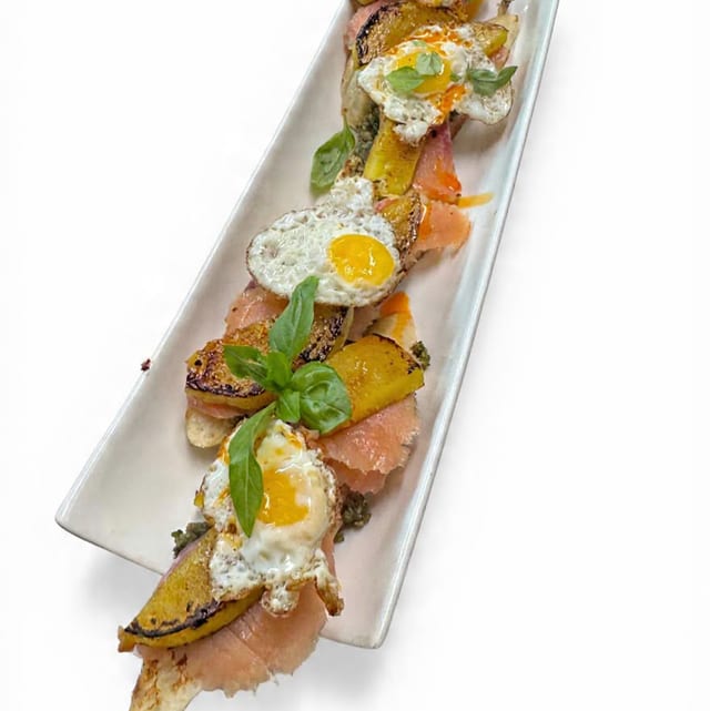 Smoked Salmon Tartine.