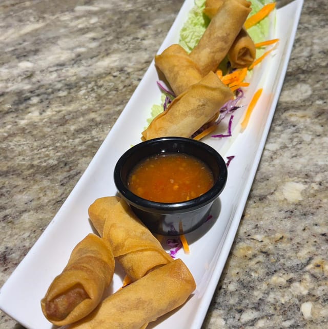 Vegetable Spring Rolls.