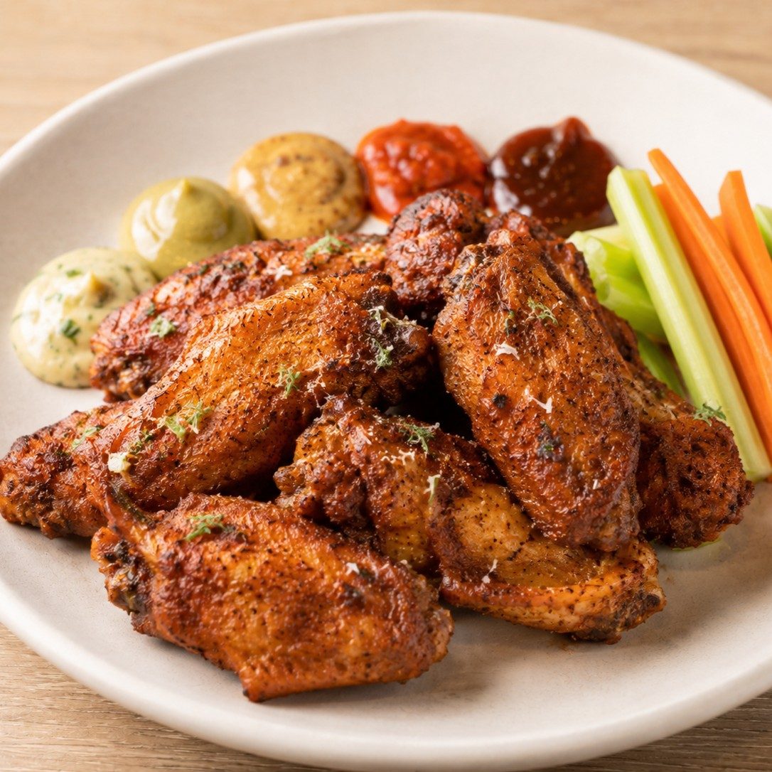 Smokey Chicken Wings (GF).