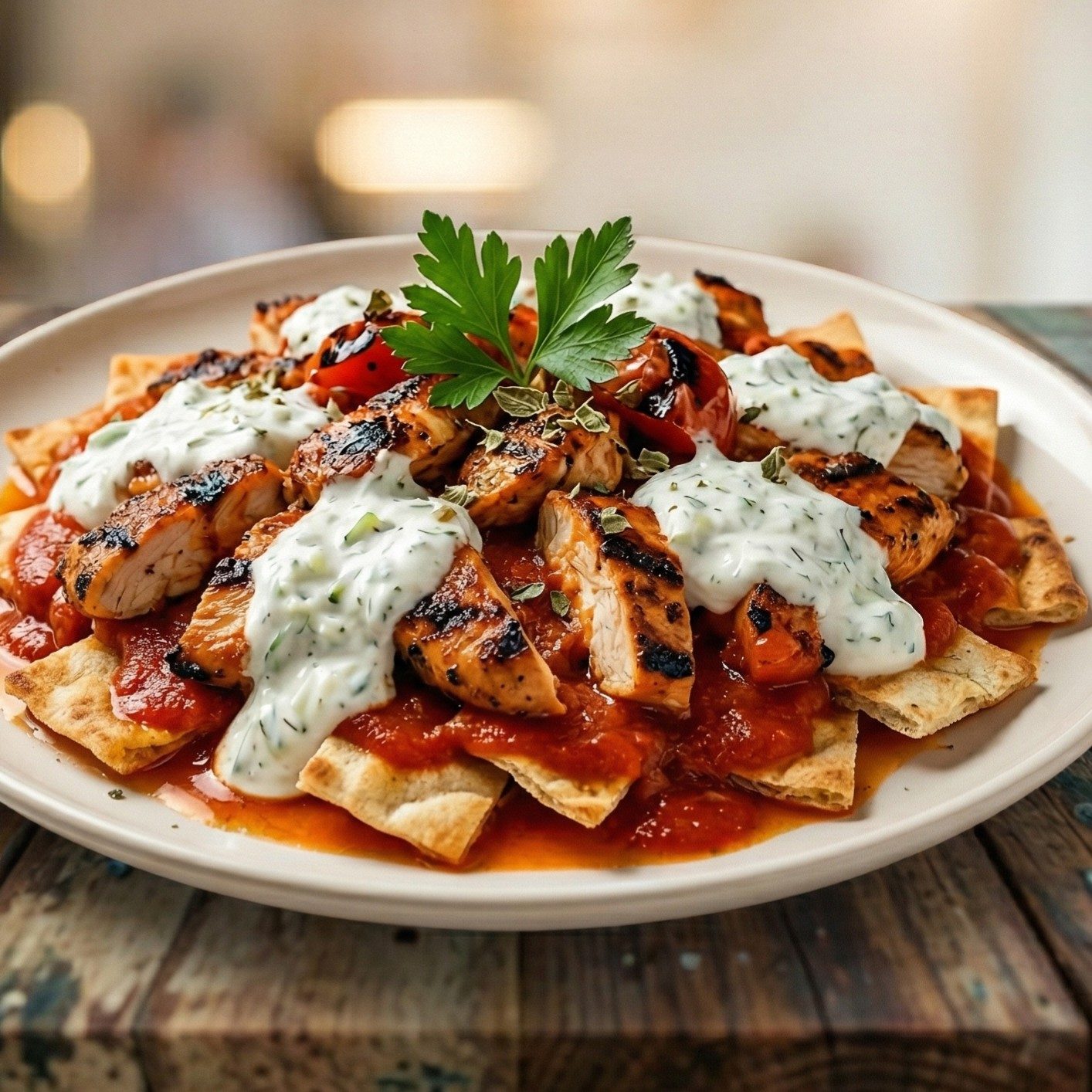 Tavuk Iskender.