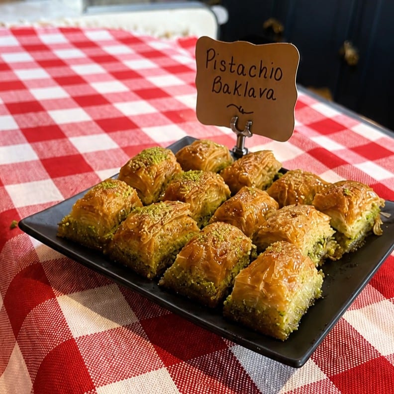 Pistachio Baklava.