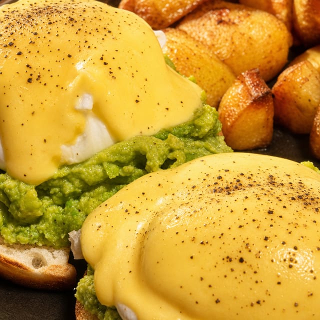 Avocado Benedict.