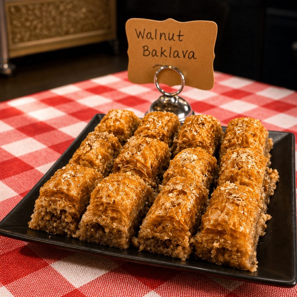 Walnut Baklava.