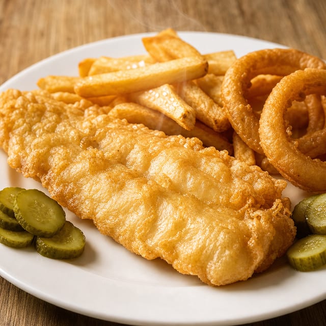 Fish and Chips.