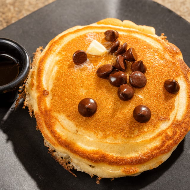 Chocolate Chip Pancakes.