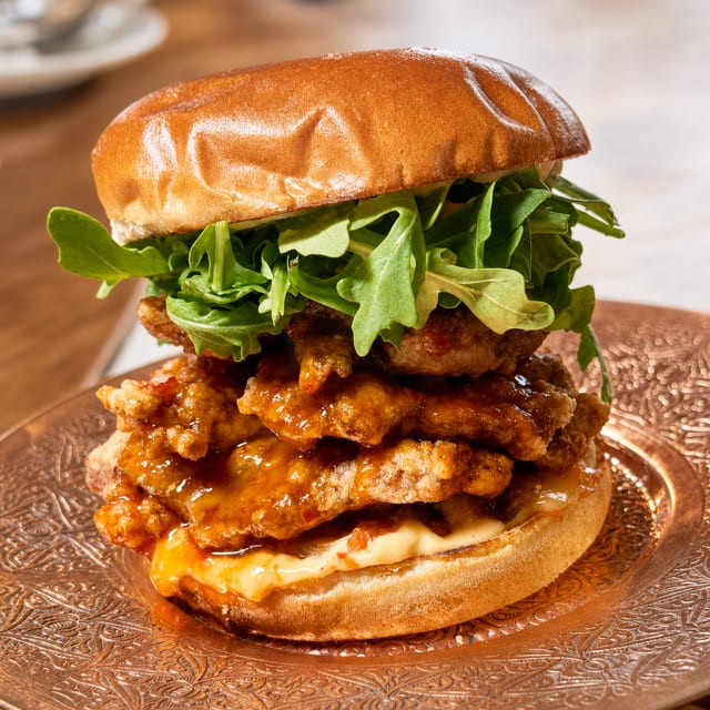 Korean Fried Chicken Sandwich.