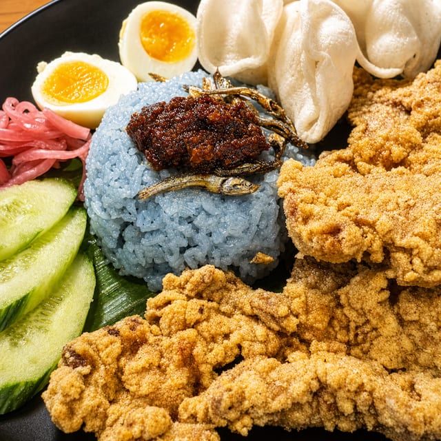 Tempeh Nasi Lemak.