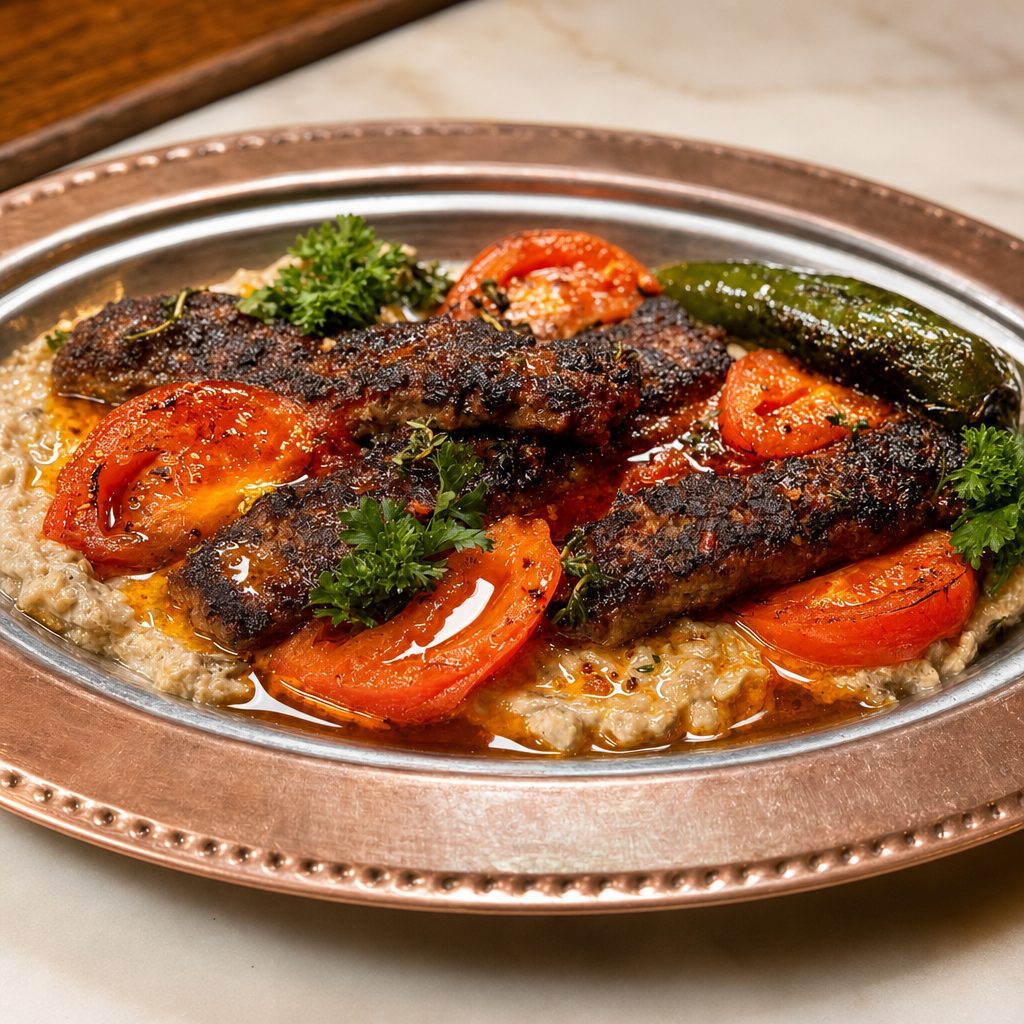 TURKISH GRILLED LAMB.