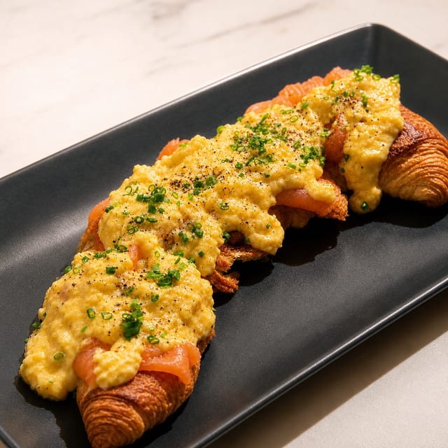SPECIAL - Scrambled Egg & Salmon.